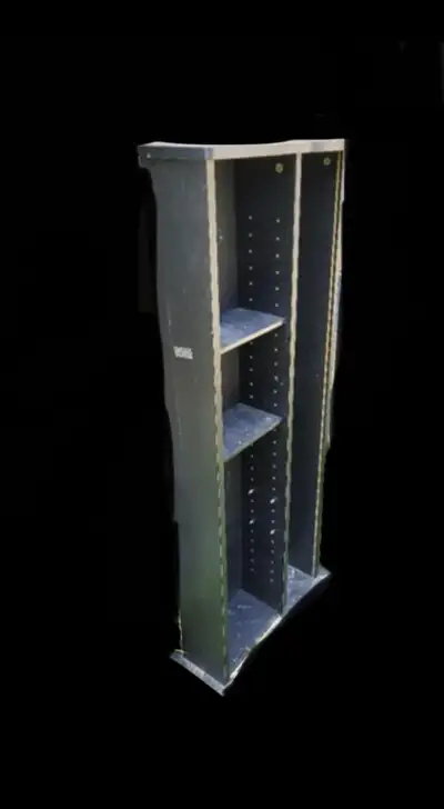 Black shelving unit. Organizer. bookcase. I deliver!, View more