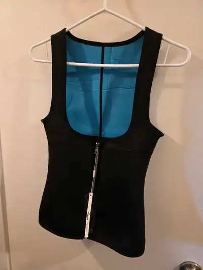 New Women Neoprene Sauna Vest Sweat Weight Loss Corset Hot Body Shaper with Zipper size Medium SWEAT...