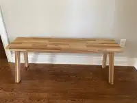 Ikea wood bench