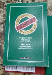 Jeu Société Genimo 1995 Bilingue 7 à 97 ans