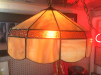 ★ Vintage Swag Slag Ceiling Lamp @ Forks Antique Mall ★