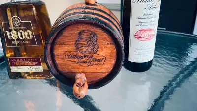 Bartender's Essential - Oak Barrel for Aging Spirits & Wines, View more