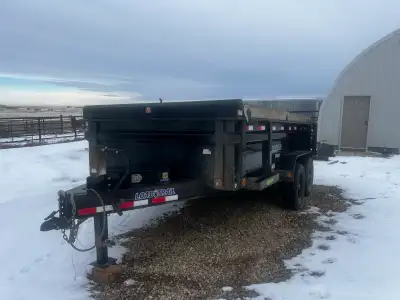 2021 load trail dump trailer. Excellent condition. Local runs, not many kms. Front lights available...