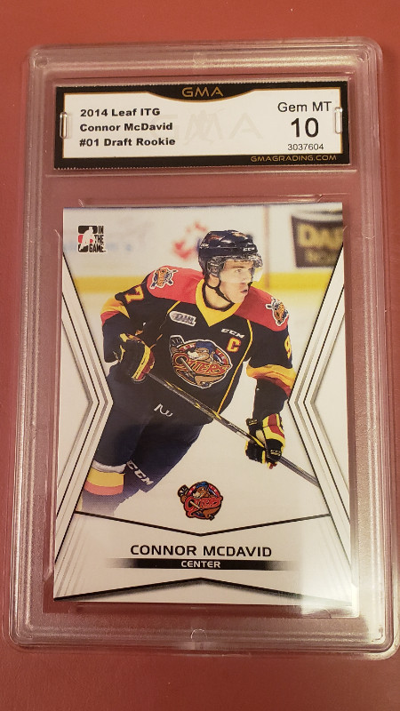 Connor McDavid 2014 ITG - Rookie - GMA - GEM MT 10 in Arts & Collectibles in City of Toronto
