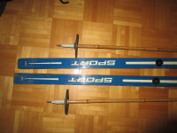 ski de fond + bâton +   JOFA 200 cm bois   wow !!