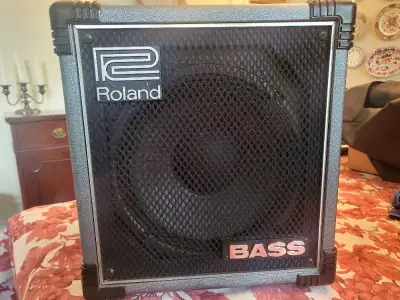 Up for sale is a rare 1980's Roland SCB-40 Super Cube-40 Bass combo. Equipped with a highly efficien...