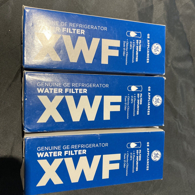 3-pack Genuine GE XWF Fridge Water Filter in Refrigerators in London