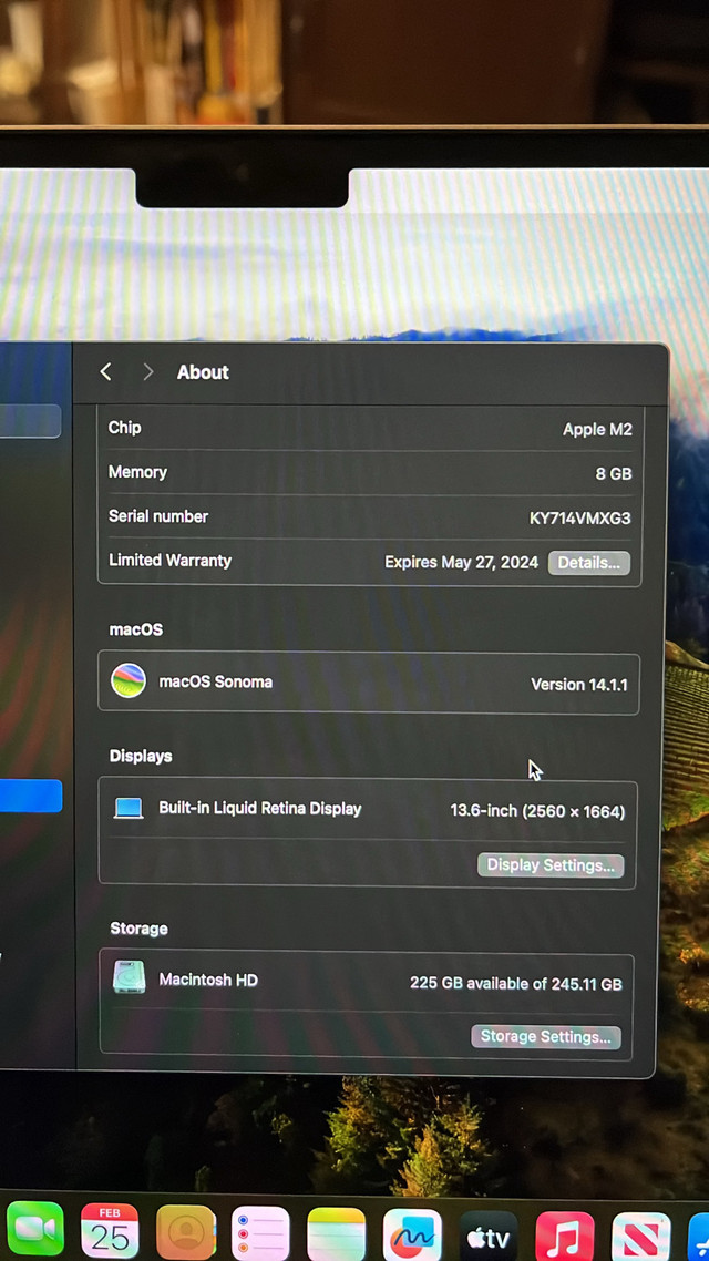 MacBook Air M2 8GB RAM 256GB SSD in Laptops in Calgary - Image 3