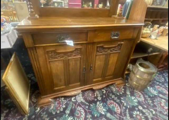Beautiful Vintage Sideboard  in Hutches & Display Cabinets in Fredericton - Image 2