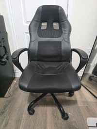 Leather Gaming chair (Black)