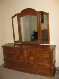 Restmoor Oak Dresser with Mirror (New Price)