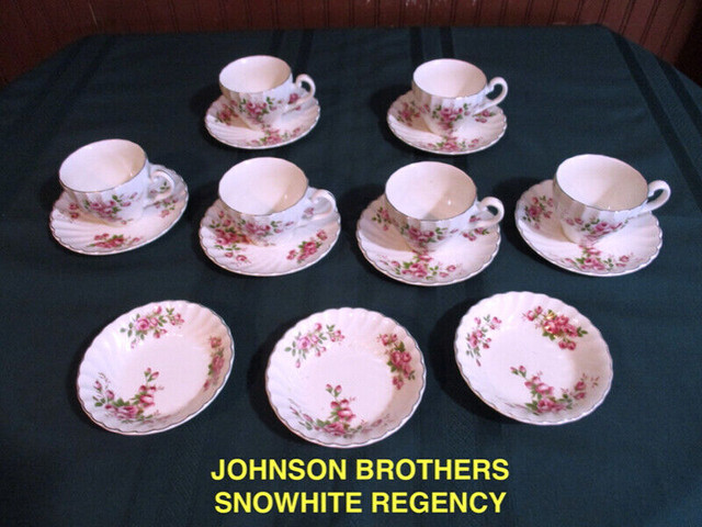 JOHNSON BROTHERS - SNOWHITE REGENCY in Arts & Collectibles in Moncton
