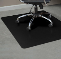 ES Robbins EverLife Chair Mat for Hard Floors - 36" x 48" Black