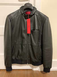 Hugo Boss Leather Jacket / Veste Cuire (Brand New)