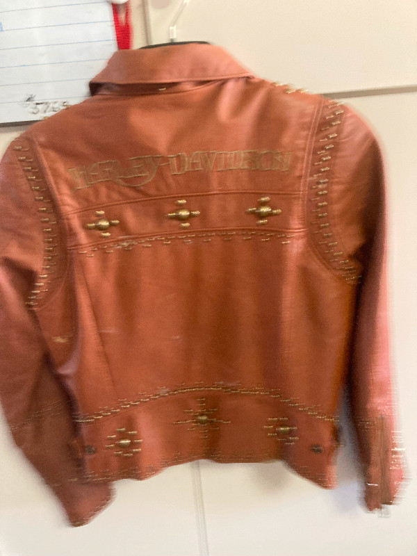 Harley Davidson leather jacket woman’s in Other in Belleville - Image 2
