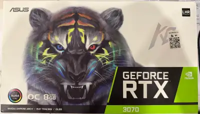 ASUS RTX 3070 KO 8gb graphics card, View more