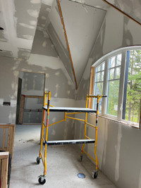 Drywall, interior and exterior framing & t-bar 