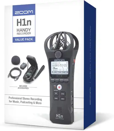 Zoom H1N Voice Recorder Value Pack - NEW IN BOX, View more