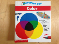 3 Discovery set boxes Color, Optical Illusions, Movies excellent