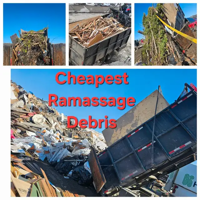 JUNK REMOVAL RAMASSAGE DÉBRIS DÉCHET GARBAGE WASTE DEMOLITION62865709017601123