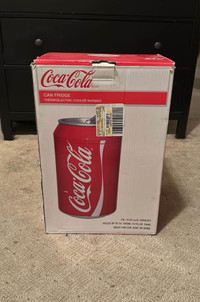 New in box Coca Cola mini fridge 