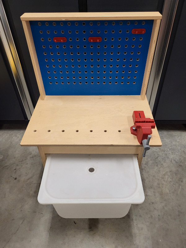 IKEA Duktig Wooden Tool Bench for kids in Toys & Games in Red Deer - Image 2