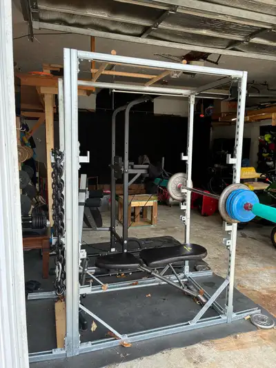 Custom Built. 12 GA Galvanized Steel. 33”x53”x80” -Width specifically designed so you can use a stan...