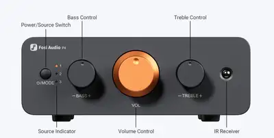 Fosi Audio P4 Preamp / Preamplifier, View more