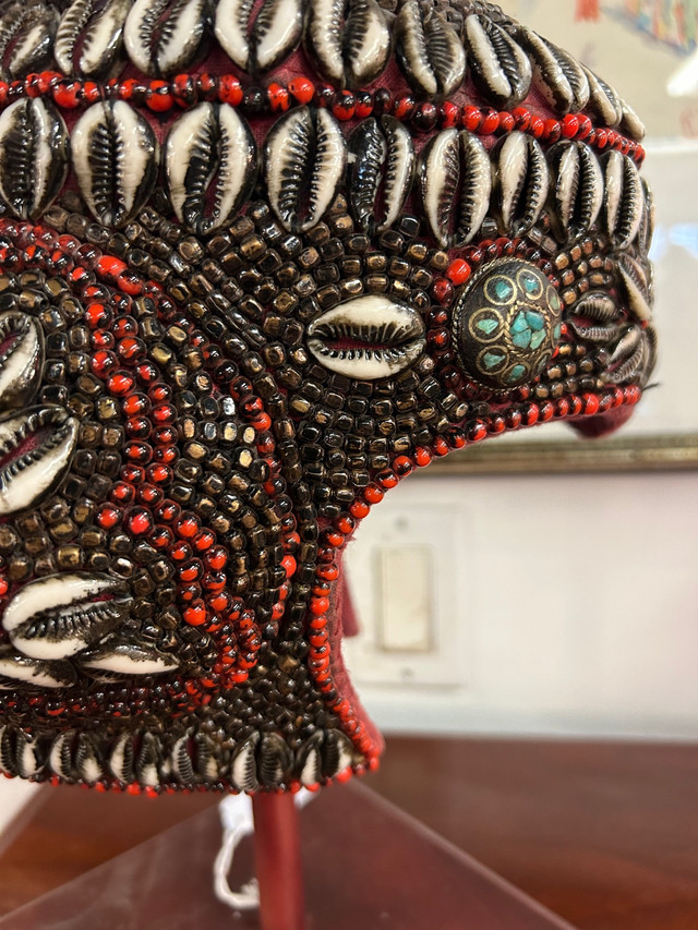 Antique ceremonial Asian headdress  in Arts & Collectibles in City of Toronto - Image 3
