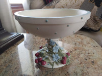 VTG Miss Heather's Blossom Dish / VTG Terracotta Wine Chiller