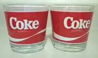Vintage Coca Cola Drinking Glasses