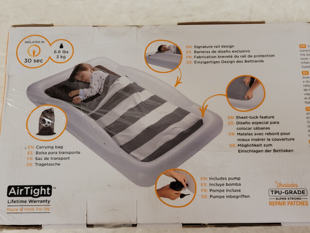 The Shrunks Toddler Travel Bed with Electric Pump in Cribs in Guelph - Image 5