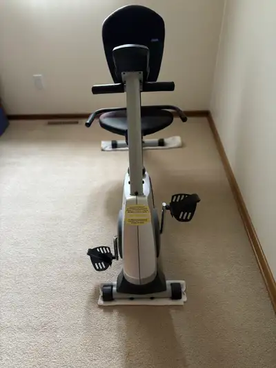 Stationary exercise bike, View more