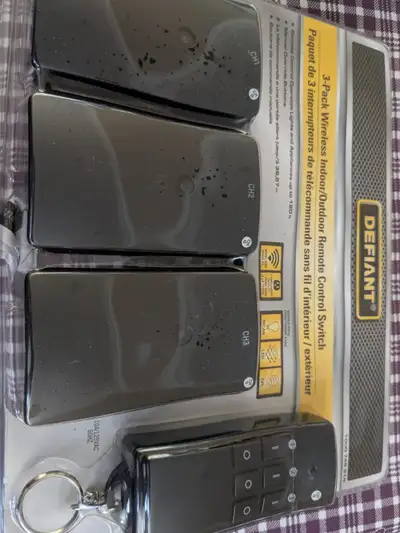 Defiant Indoor Wireless Remote Control (3-Pack), View more