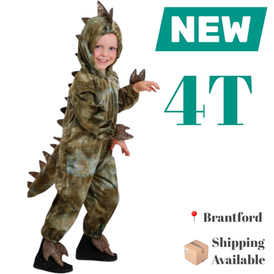 NEW kids trex dinosaur costume size 4, View more