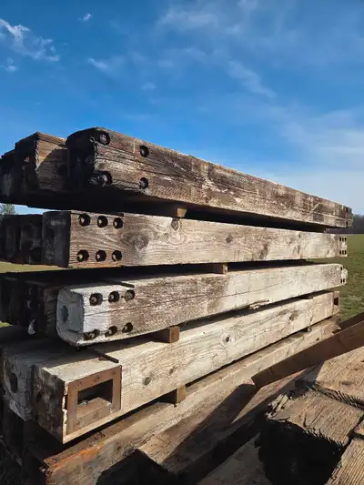 I am selling reclaimed Douglas Fir timbers, perfect for adding a rustic and historical touch to any...