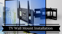 TV Wall Mounting service Professional Installation only $50