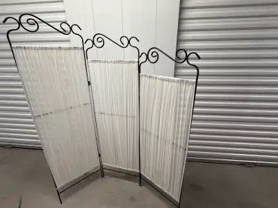 Partition - Divider - portable 3 panel, View more