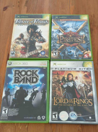 XBOX and XBOX 360 games