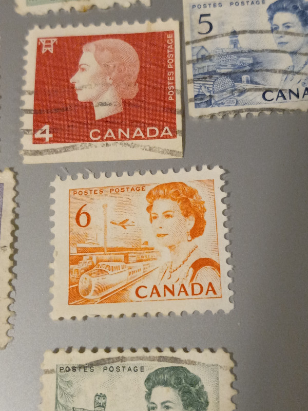 Queen Elizabeth Vintage Canadian Stamps Lot of 14 Excellent in Arts & Collectibles in Trenton - Image 3