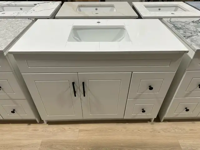 42" vanity with quartz countertop-$34963234727990529121