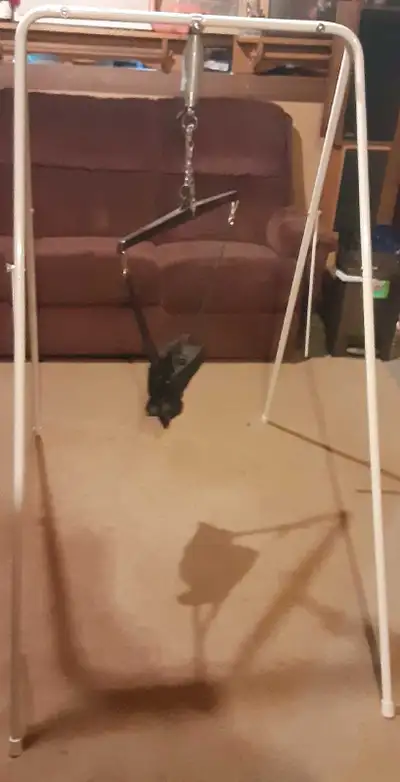 Jolly Jumper with Stand Good used condition Sells for $128 + tax on Amazon Local delivery possible f...