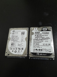 HDD Drives 320 gb / 500 gb for laptops