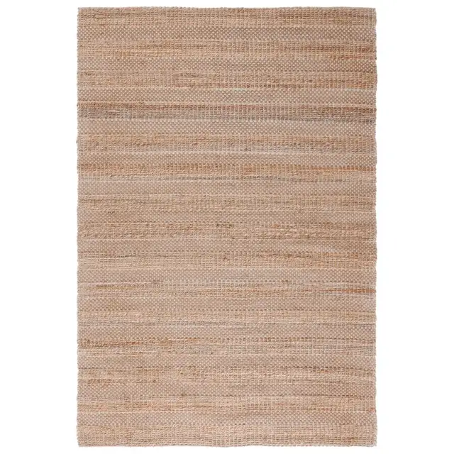 9 ft. x 12 ft. Natural Fiber Ivory/Beige Striped Woven Area Rug in Rugs, Carpets & Runners in City of Toronto - Image 5
