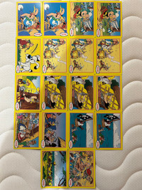 Cartes Viau Astérix 1996 11/16 Lot incomplet