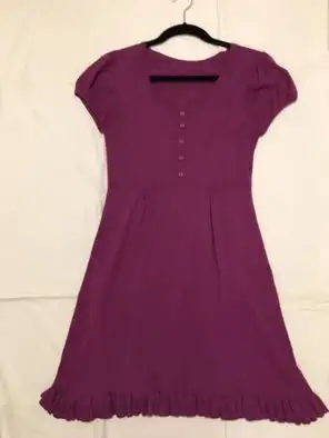 Sweater dress from Italy $75 Small-Medium, maroon-purple colour, View more