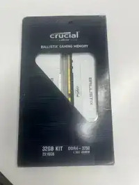 16GBX2- Crucial Ballistix 3200 MHz DDR4 PC Gaming Memory Kit-mnx