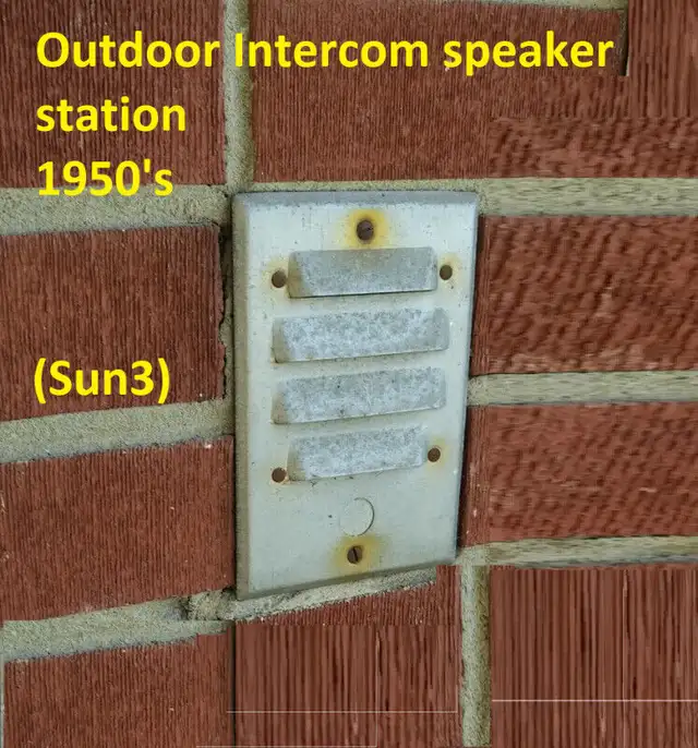 Intercom Base & Speaker Station - Nutone, 1950-70's (Sunf) in General Electronics in Markham / York Region - Image 4