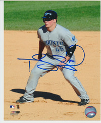 ORIGINAL TRAVIS SNIDER SIGNED TORONTO BLUE JAYS 8" x 10" PHOTO