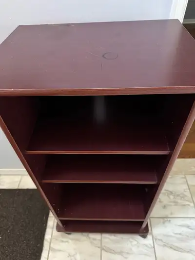 Mahogany Shelf on wheels, Entertainment unit, View more